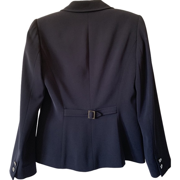 Tahari Arthur S. Levine blazer navy size 4 - Picture 4 of 5